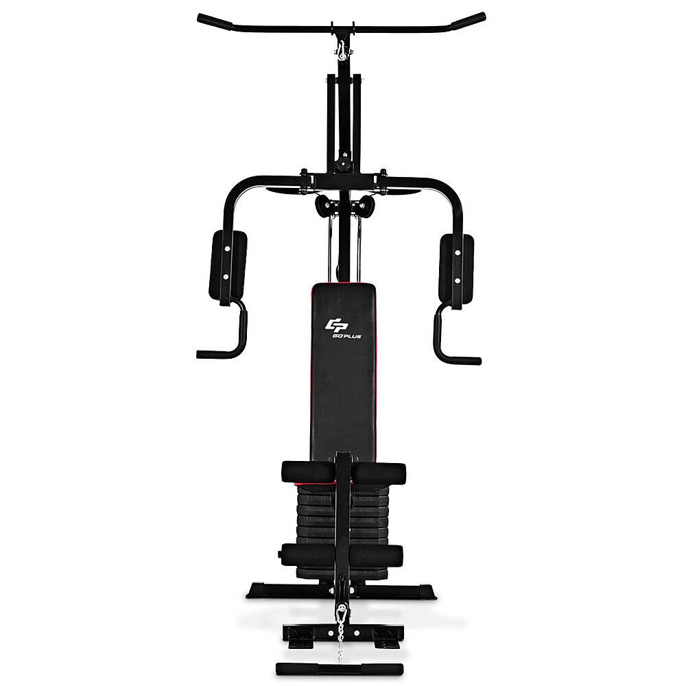 Alt View 19. Costway - Multifunction Cross Trainer Workout Machine Strength Training Fitness Exercise - Black.