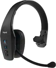 Front. BlueParrott - B650-XT Wireless Bluetooth Mono Headset with 96% Noise-Cancelling Microphone and Active Noise Cancellation - Black.