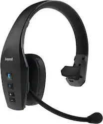 BlueParrott - B650-XT Wireless Bluetooth Mono Headset with 96% Noise-Cancelling Microphone and Active Noise Cancellation - Black - Front_Zoom