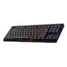 Logitech - G515 LIGHTSPEED TKL Wireless Mechanical Tactile (Brown) Switch Gaming Keyboard with LIGHTSYNC RGB - Black