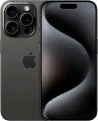 Apple - Pre-Owned Excellent iPhone 15 Pro Max 5G 256GB - Apple Intelligence - (Unlocked) - Black Titanium - Front_Zoom