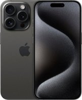 Apple - Pre-Owned iPhone 15 Pro Max 5G 512GB (Unlocked) - Black Titanium - Front_Zoom