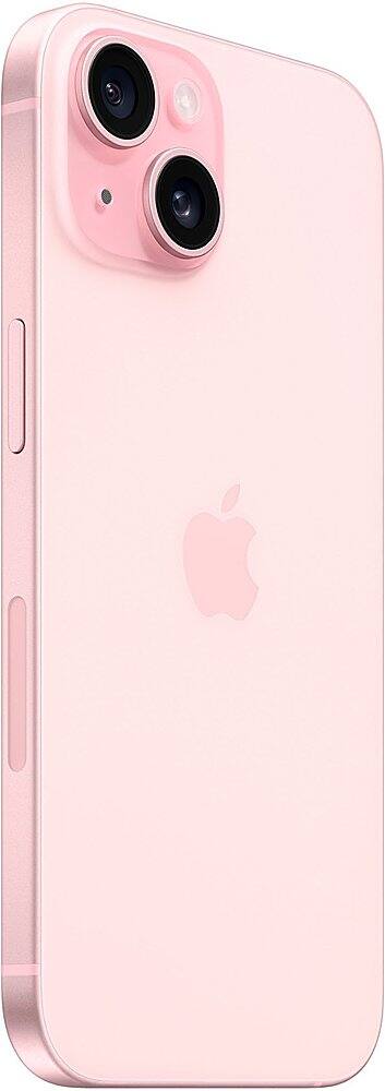 Left. Apple - Pre-Owned iPhone 15 Plus 5G 128GB (Unlocked) - Pink.