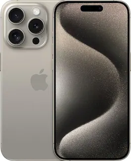 Apple - Pre-Owned Excellent iPhone 15 Pro 5G 128GB - Apple Intelligence - (Unlocked) - Natural Titanium