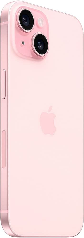 Left. Apple - Pre-Owned Excellent iPhone 15 5G 128GB (Unlocked) - Pink.