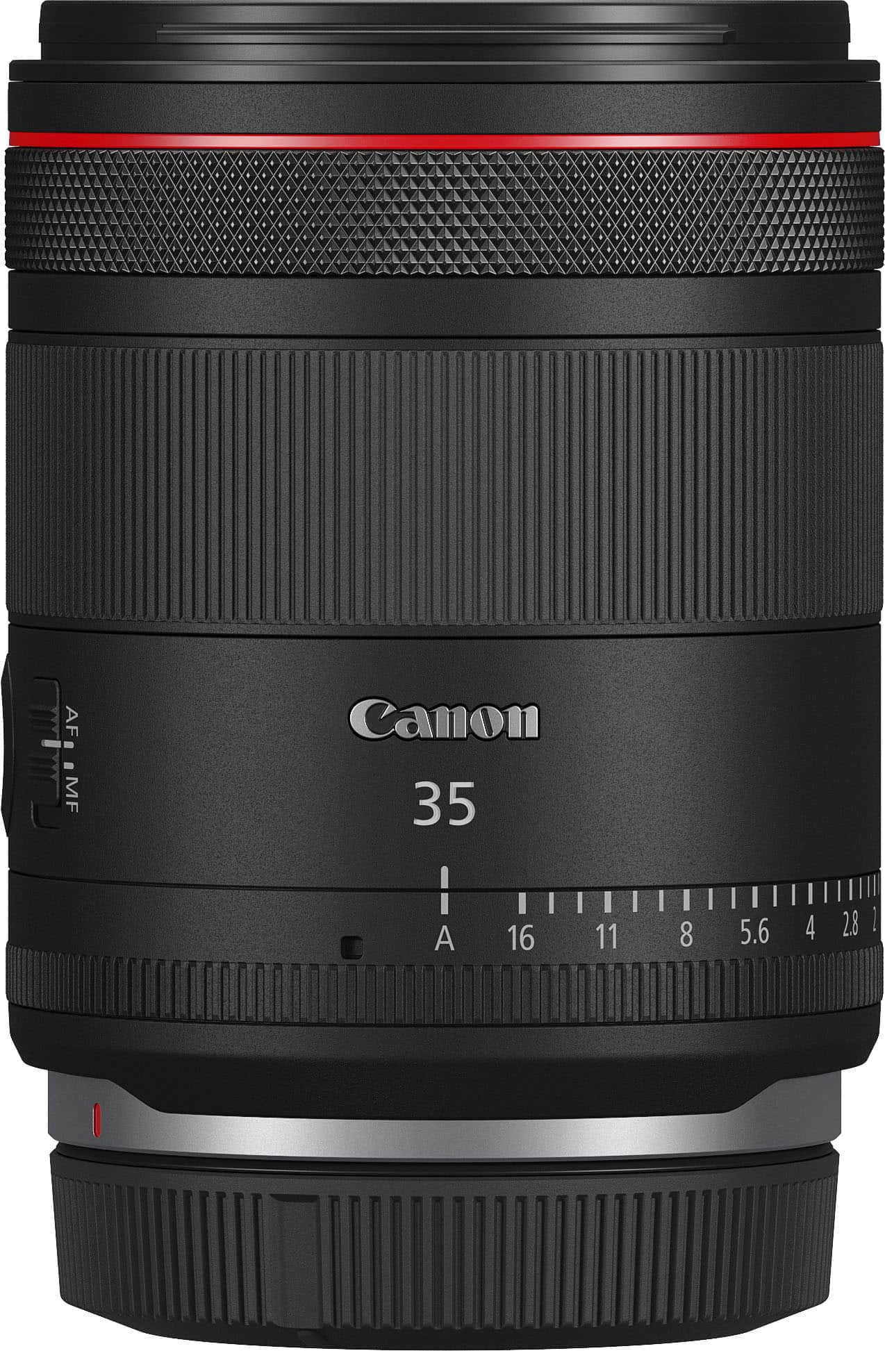 Canon 35 mm f/1.4 Lens.