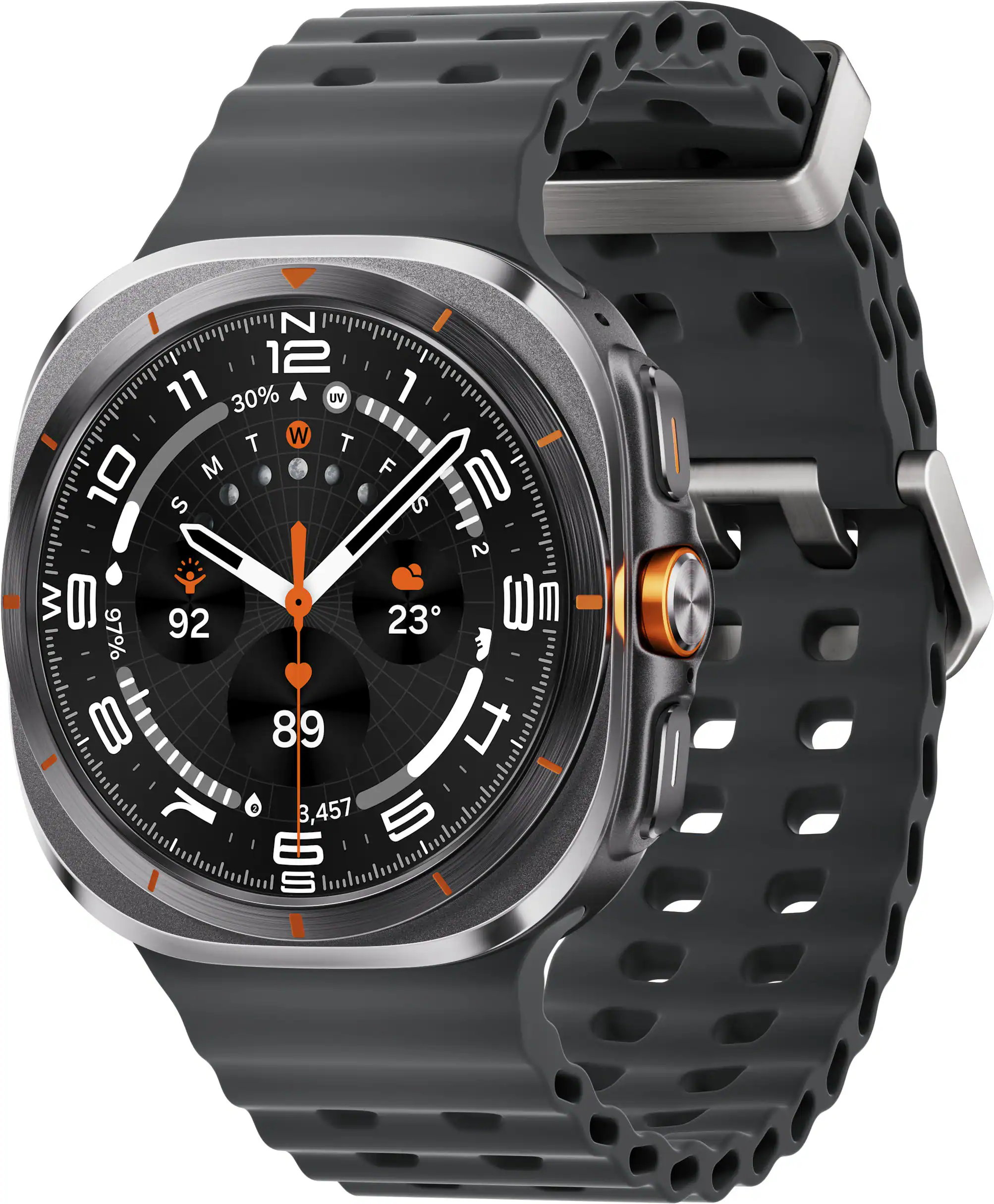 Samsung - Bespoke Galaxy Watch Ultra Titanium Smartwatch 47mm LTE - Titanium Gray - (2024)