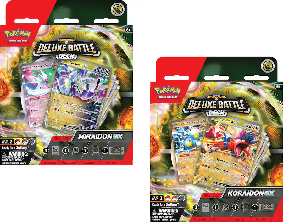 Pok mon Trading Card Game Deluxe Battle Deck Miraidon Ex Koraidon Ex pok-mon-trading-card-game-deluxe-battle-deck-miraidon-ex-koraidon-ex