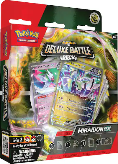 Pokmon Trading Card Game: Deluxe Battle Deck (Miraidon ex/Koraidon ex) Styles May Vary 290-43271 - Best Buy Pokmon Trading Card Game: Deluxe Battle Deck (Miraidon ex/Koraidon ex) Styles May Vary 290-43271 - Best Buy