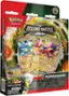 Pokemon Trading Card Game Deluxe Battle Deck: Koraidon EX

Includes:
- 2 Koraidon EX cards
- 2 Sandy Shocks cards
- 2 Ancient cards
- 2 Kaiser Tackle cards
- 2 Retribution cards
- 2 Strike Pokmon cards
- 280 damage counters
- 1 playmat
- 1 deck box
- 1 rulebook

WARNING: Small parts. Not for children under 3 years.
