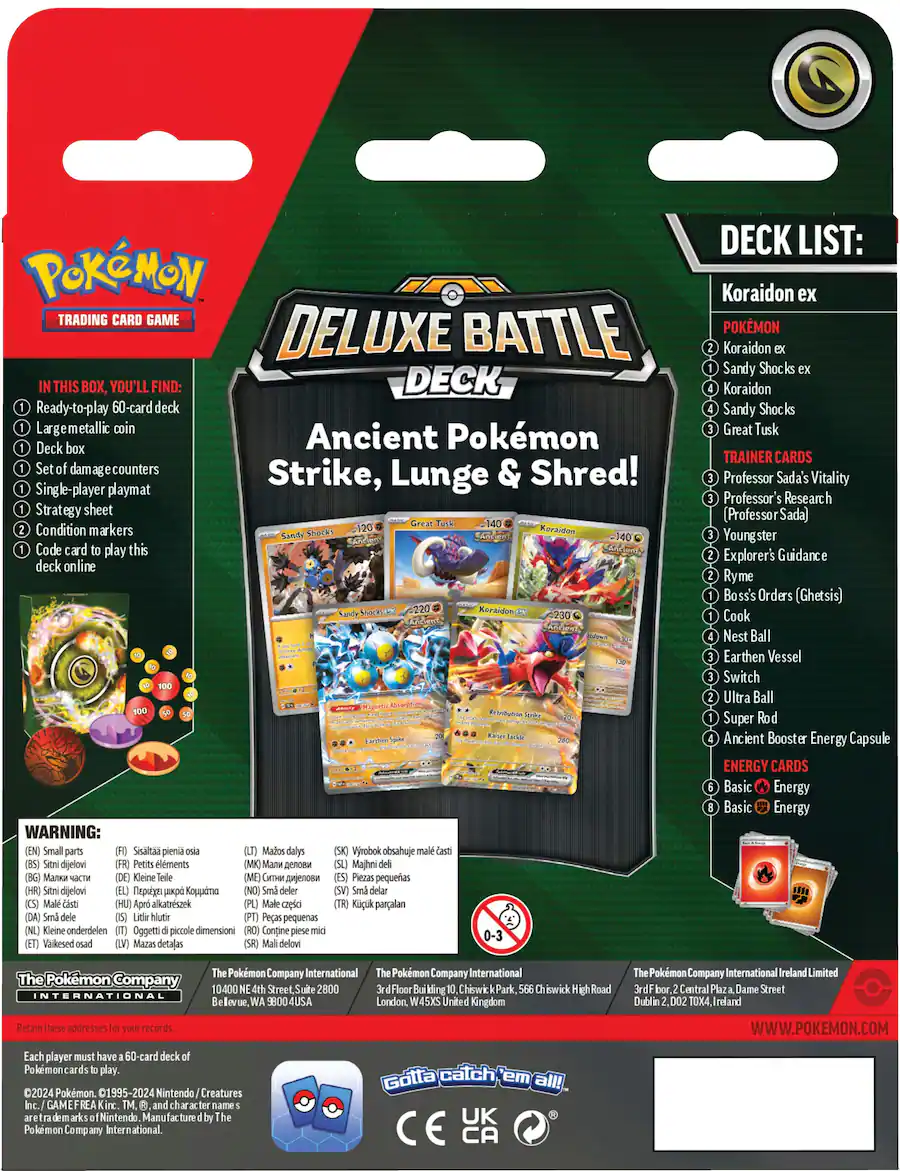 Pokémon Trading Card Game: Deluxe Battle Deck (Miraidon ex