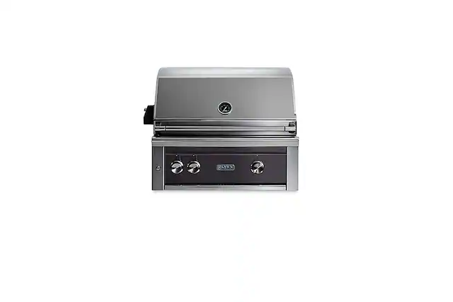 Angle. Lynx - Professional 30" Built-In Gas Grill - Obsidian.