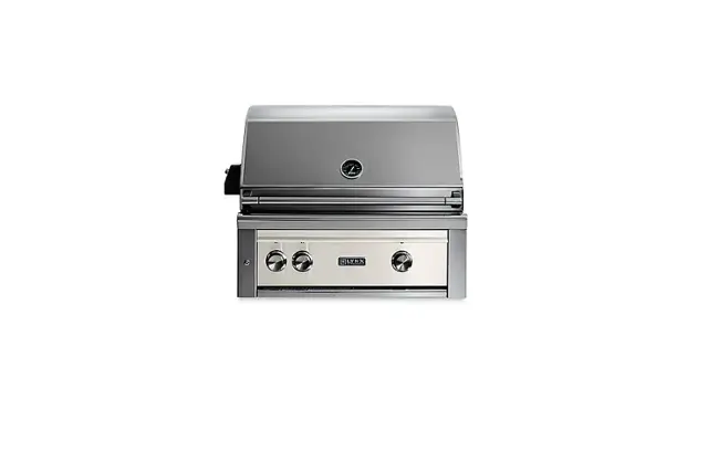 Angle. Lynx - Professional 30" Built-In Gas Grill - Glacier.