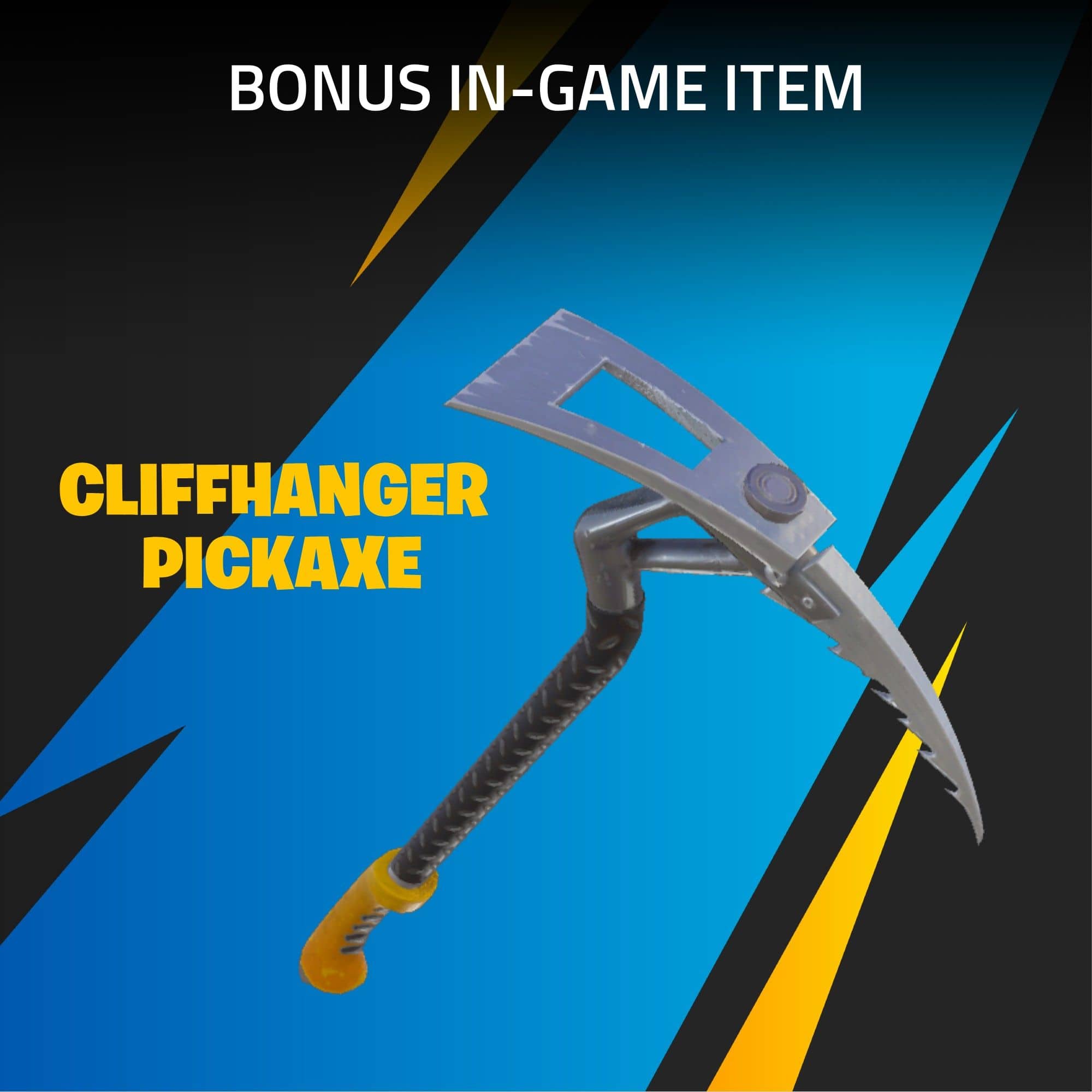 Bonus in-game item: Cliffhanger Pickaxe