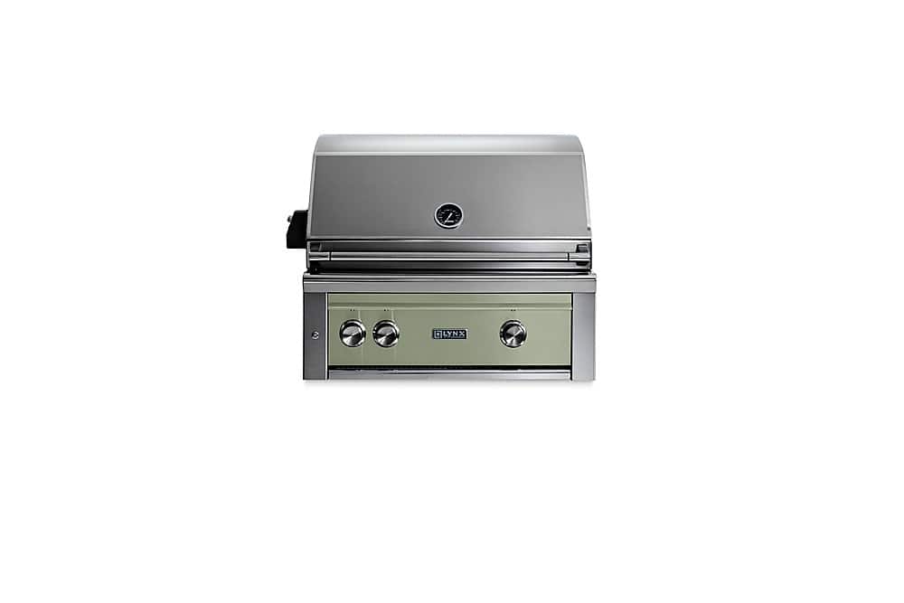 Angle. Lynx - Professional 30" Built-In Gas Grill - Desert Sage.