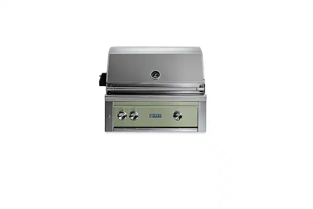 Angle. Lynx - Professional 30" Built-In Gas Grill - Desert Sage.