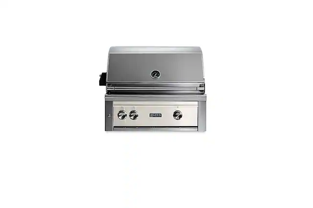 Angle. Lynx - Professional 30" Built-In Gas Grill - Glacier.