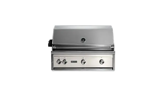 Angle. Lynx - Professional 36-inch Built-In Gas Grill - Glacier.