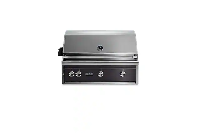 Angle. Lynx - Professional 36-inch Built-In Gas Grill - Obsidian.