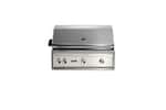 Angle. Lynx - Professional 36-inch Built-In Gas Grill - Glacier.