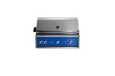 Angle. Lynx - Professional 36-inch Built-In Gas Grill - Pacific Blue.