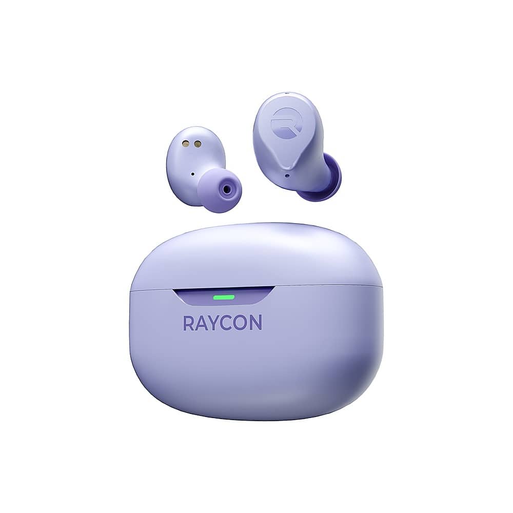 Raycon - The Everyday In-Ear True Wireless Bluetooth Earbuds Plus - Purple - Front_Zoom