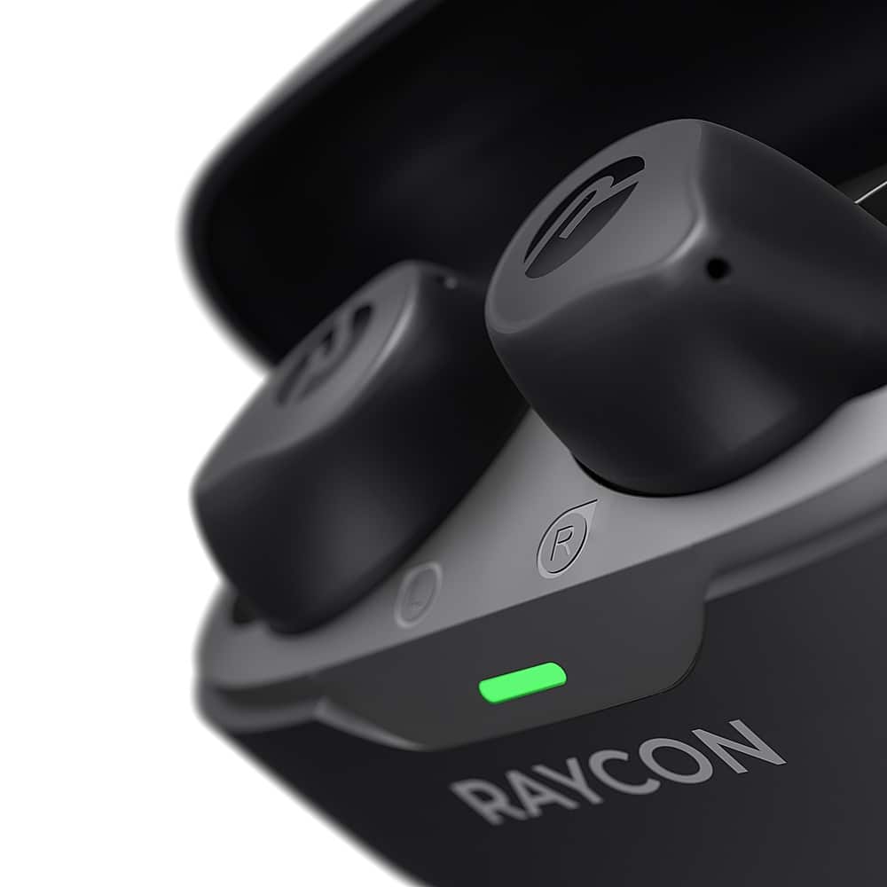 Alt View 13. Raycon - The Everyday In-Ear True Wireless Bluetooth Earbuds - Black.