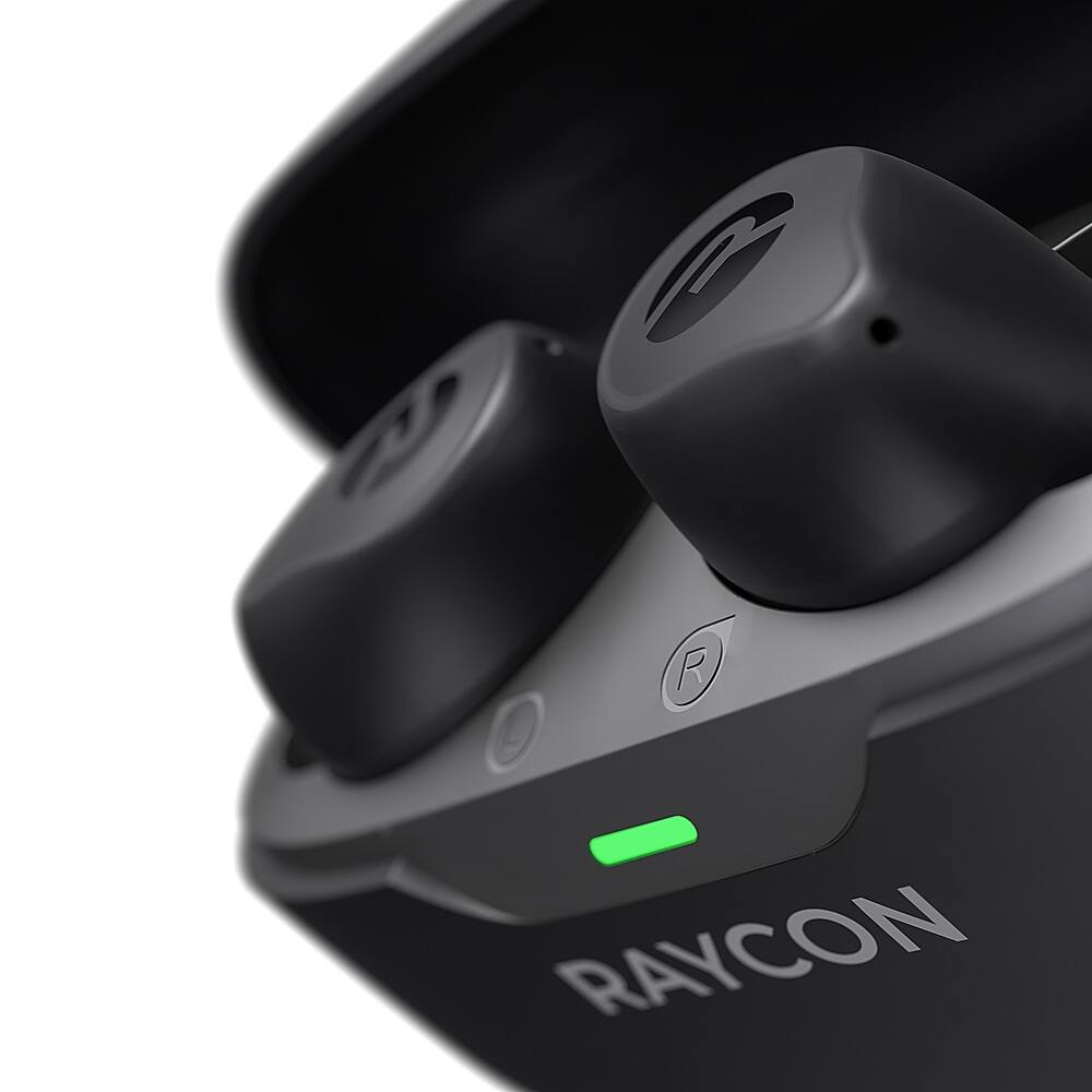 Alt View 13. Raycon - The Everyday In-Ear True Wireless Bluetooth Earbuds - Black.