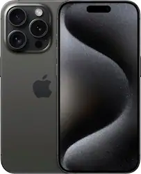 Apple - Pre-Owned Excellent iPhone 15 Pro Max 5G 256GB - Apple Intelligence - (Unlocked) - Black Titanium - Front_Zoom
