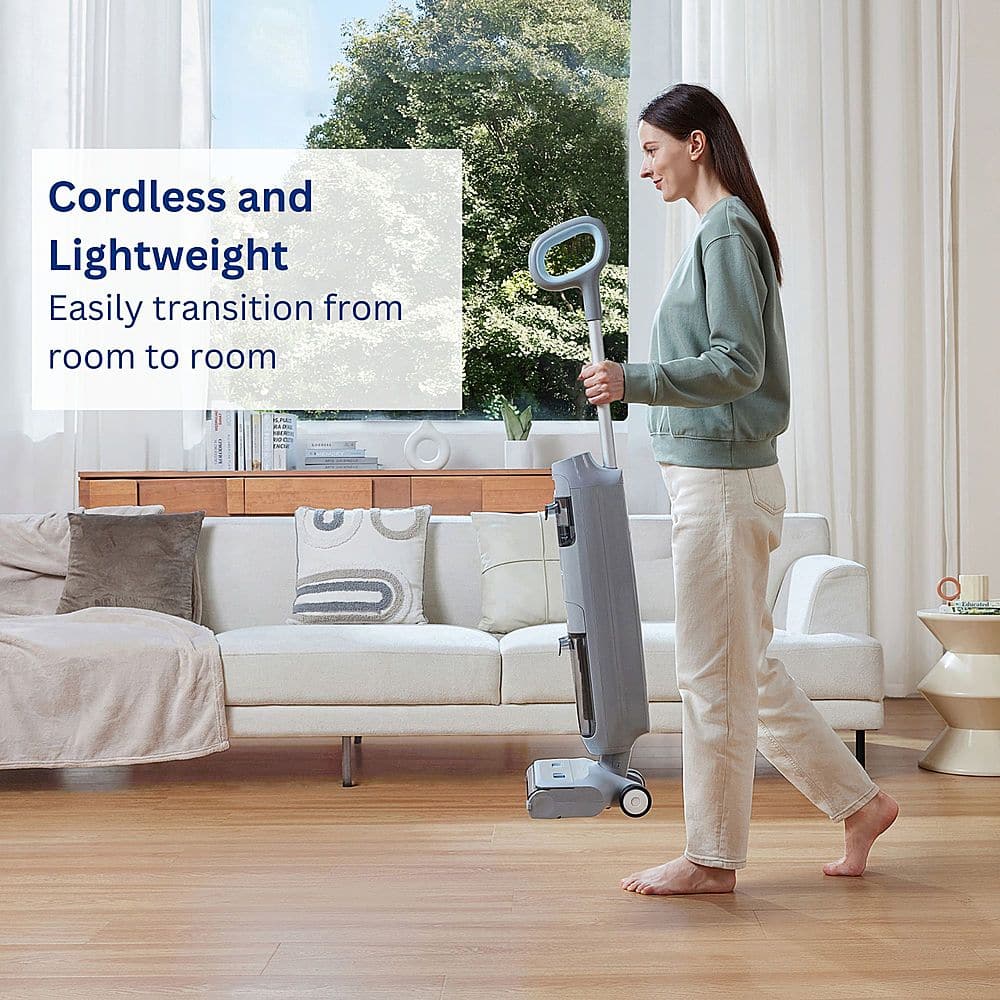 Cordless and Lightweight Easily transition from room to room.