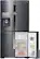 Alt View 13. Samsung - 22.5 cu. ft. 4-Door Flex French Door Counter Depth Refrigerator with Convertible Zone - Black stainless steel.