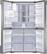 Alt View 2. Samsung - Family Hub 27.9 Cu. Ft. 4-Door Flex Smart French Door Refrigerator - Stainless steel.