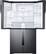 Alt View 2. Samsung - 28.1 Cu. Ft. 4-Door Flex French Door Fingerprint Resistant Refrigerator - Black stainless steel.