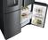 Alt View 12. Samsung - 22.1 Cu. Ft. 4-Door Flex French Door Counter-Depth Fingerprint Resistant Refrigerator with Food ShowCase - Black stainless steel.