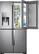 Alt View 12. Samsung - 27.8 cu. ft. 4-Door Flex French Door Refrigerator with Food ShowCase - Stainless steel.