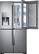 Alt View 11. Samsung - 22.1 Cu. Ft. 4-Door Flex French Door Counter-Depth Fingerprint Resistant Refrigerator with Food ShowCase - Stainless steel.