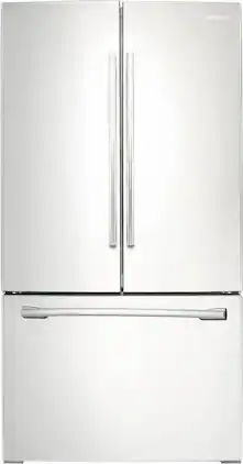 Samsung - 25.5 Cu. Ft. French Door Refrigerator with Internal Water Dispenser - White