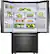 Alt View 1. Samsung - 25.5 Cu. Ft. French Door Fingerprint Resistant Refrigerator - Black stainless steel.