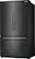 Left. Samsung - 25.5 Cu. Ft. French Door Fingerprint Resistant Refrigerator - Black stainless steel.
