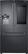 Alt View 11. Samsung - Family Hub 24.2 Cu. Ft. 3-Door French Door Fingerprint Resistant Refrigerator - Black stainless steel.