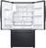Alt View 2. Samsung - Family Hub 24.2 Cu. Ft. 3-Door French Door Fingerprint Resistant Refrigerator - Black stainless steel.