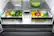 Alt View 14. Samsung - 22.7 Cu. Ft. 4-Door Flex French Door Counter-Depth Fingerprint Resistant Refrigerator - Black stainless steel.