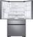 Alt View 2. Samsung - 22.6 cu. ft. 4-Door Flex French Door Counter Depth Refrigerator with FlexZone Drawer - Stainless steel.