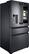 Alt View 18. Samsung - Family Hub 22.2 Cu. Ft. 4-Door French Door Counter-Depth Fingerprint Resistant Refrigerator - Black stainless steel.