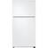 Front. Samsung - 21.1 Cu. Ft. Top-Freezer Refrigerator - White.