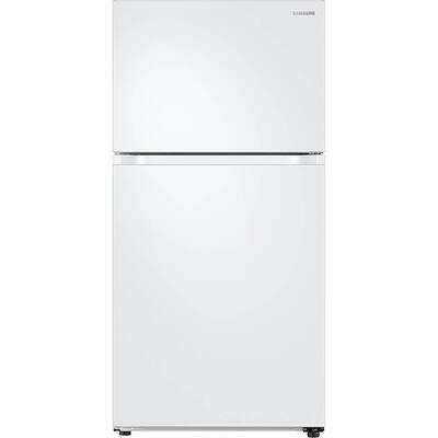 Samsung 21.1 Cu. Ft. Top Freezer Refrigerator White OBX Samsung 21.1 Cu. Ft. Top Freezer Refrigerator White OBX