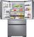 Alt View 1. Samsung - Family Hub 22.2 Cu. Ft. 4-Door French Door Counter-Depth Fingerprint Resistant Refrigerator - Stainless steel.