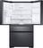 Alt View 2. Samsung - Family Hub 22.2 Cu. Ft. Counter Depth 4-Door French Fingerprint Resistant Refrigerator - Black Stainless Steel.