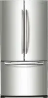 Samsung - 19.4 Cu. Ft. French Door Refrigerator - Stainless Steel - Front_Zoom