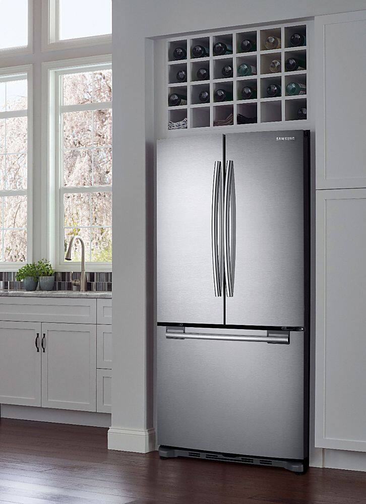 Alt View 14. Samsung - 19.4 Cu. Ft. French Door Refrigerator - Stainless steel.